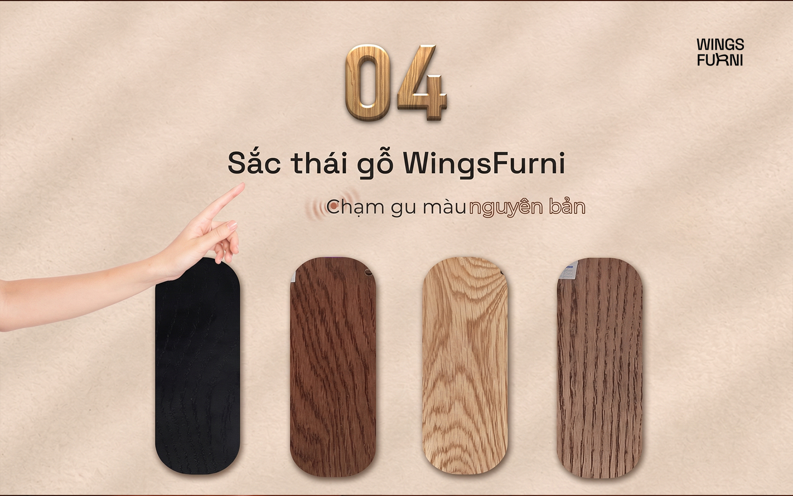 Xu hướng nội thất 2026 kết hợp nội thất gỗ WingsFurni