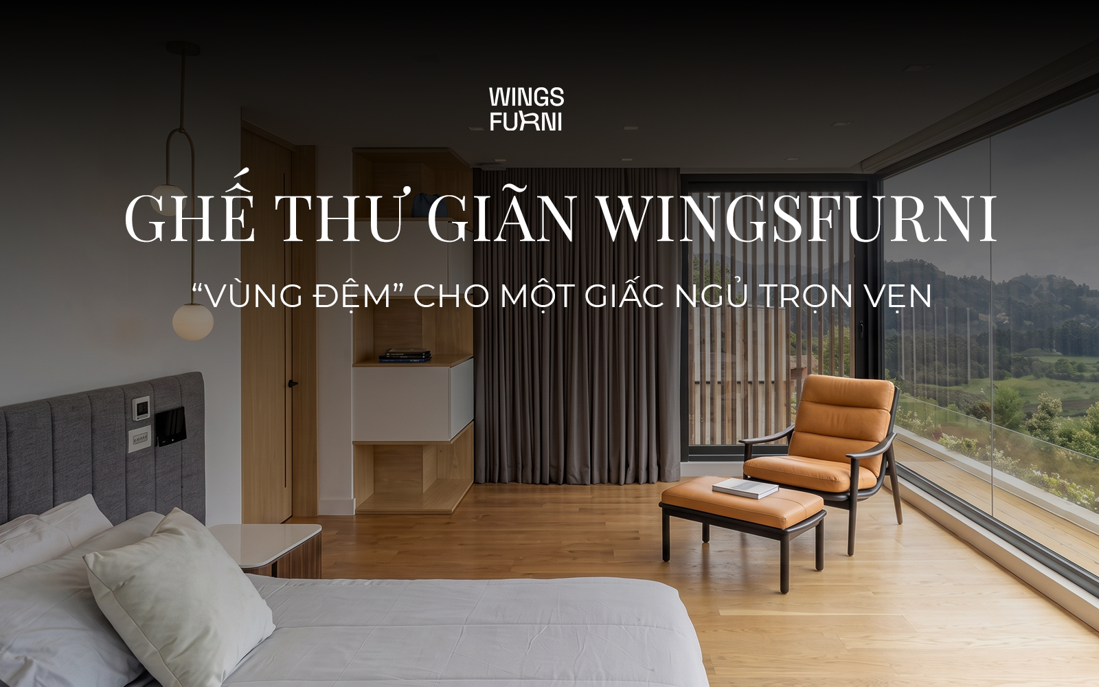 GHẾ THƯ GIÃN PHÒNG NGỦ – TẠO “VÙNG ĐỆM” ĐỂ THƯ GIÃN TRƯỚC KHI NGỦ