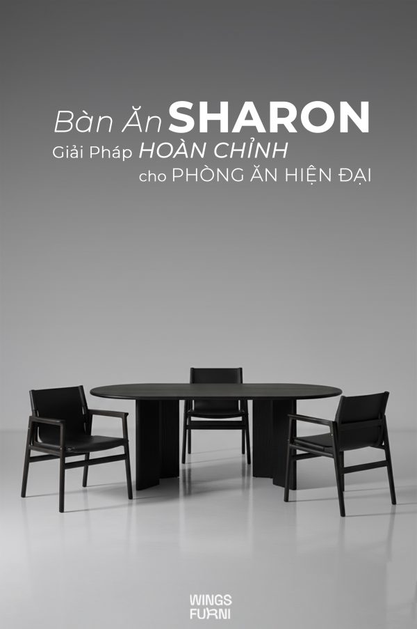 SHARON OVAL TABLE 1600MM - Ảnh 6